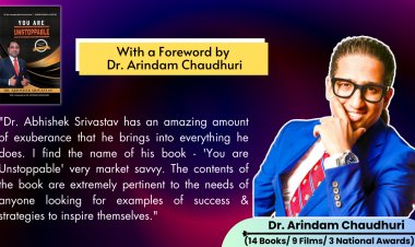 Dr. Arindam Chaudhuri appreciates Bihar’s leading Author & Motivational Speaker Dr. Abhishek Srivastav