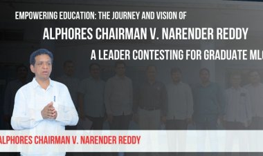 Alphores Chairman V. Narender Reddy Announces Candidacy for Graduate MLC Elections