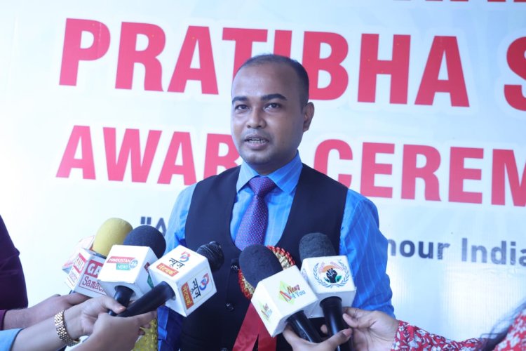 Poet Sudip Chandra Halder Conferred with "Bharat Pratibha Samman – 2025"