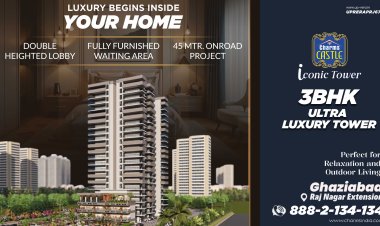 Book Luxury 3 BHK in Ghaziabad Raj Nagar Extension at Charms India Iconic Tower