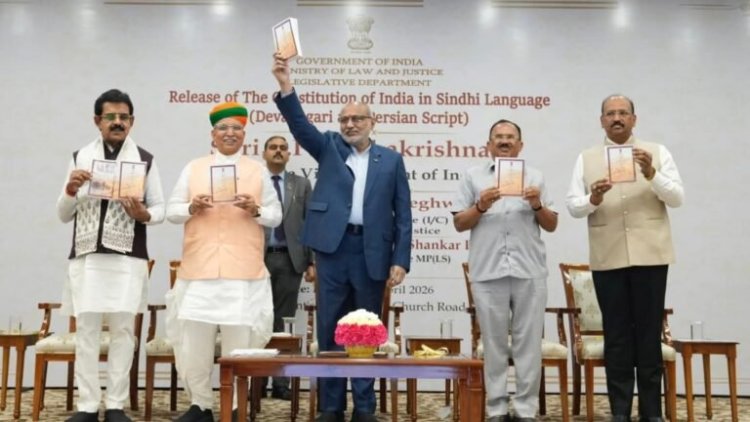 MP Shankar Lalwani Joins Pavan Sindhi in Celebrating Vice President’s Sindhi Constitution Release