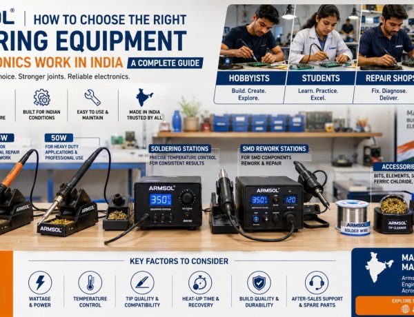 How to Choose the Right Soldering Equipment for Electronics Work in India — A Complete Guide