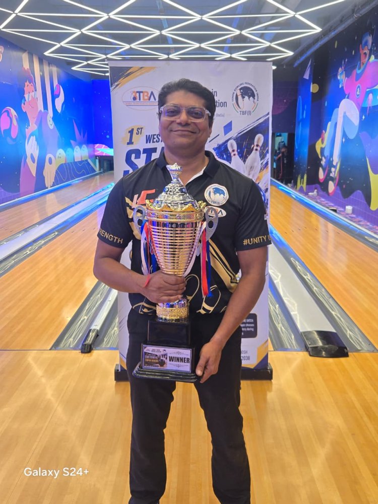 Amitav Ghosh Emerges Champion at 1st West Bengal State Ranking Tenpin Bowling Tournament 2026–27