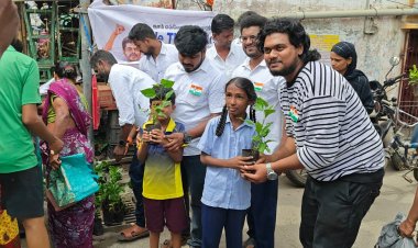 We The Leaders Celebrates India's 80th Independence Day with Flag Hoisting and Tree Plantation Drive in North Chennai