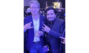 Acharya Hemanshu Ji & Hisashi Takeuchi — A Memorable International Meeting