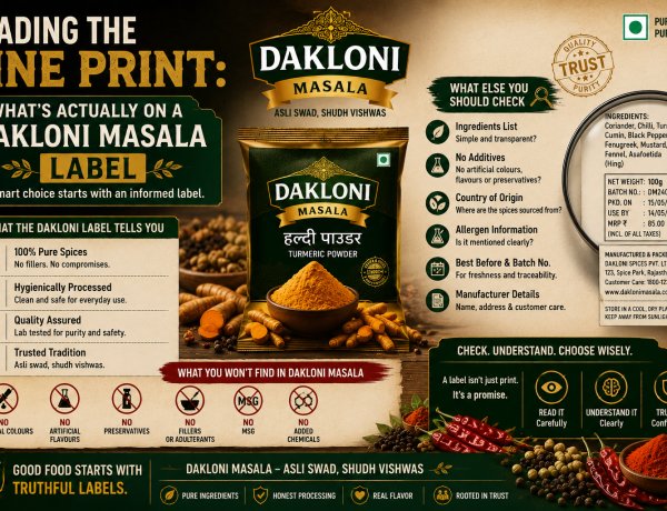 Reading the Fine Print: What's Actually on a Dakloni Masala Label