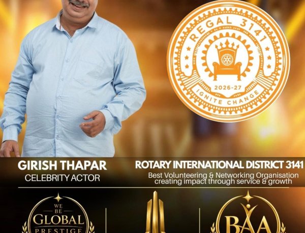 Rotary International District 3141 Honored with Prestigious Award in Pune