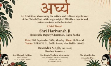 When Chhath Becomes a Canvas: INTACH Brings Bihar’s Artistic Traditions Together in a First-of-Its-Kind Exhibition